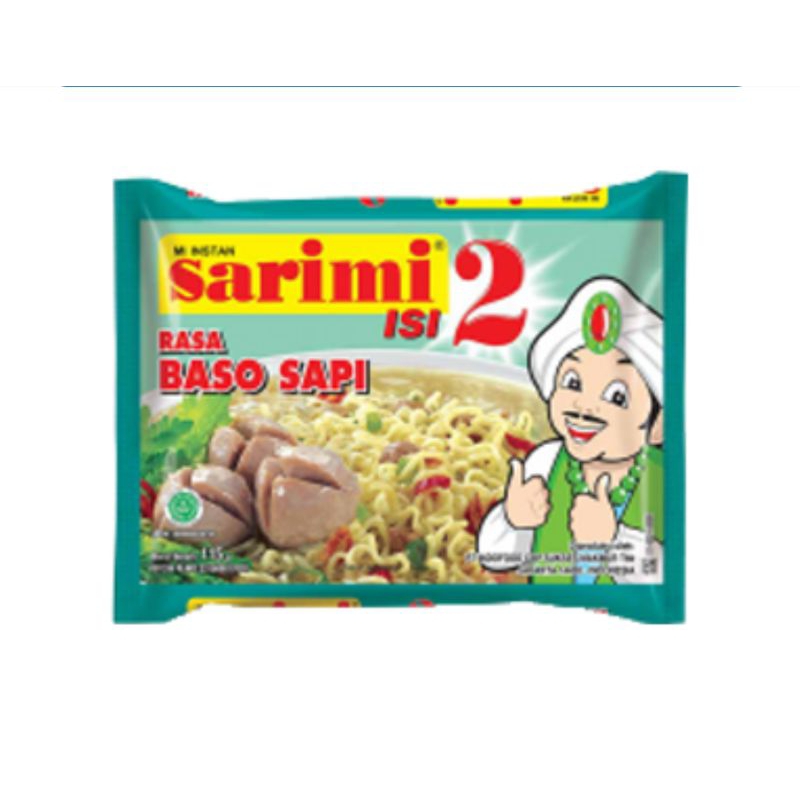 

Mie Instant Sarimi isi 2 Rasa Baso Sapi atau Soto 1 dus isi 24 pcs @ 113g