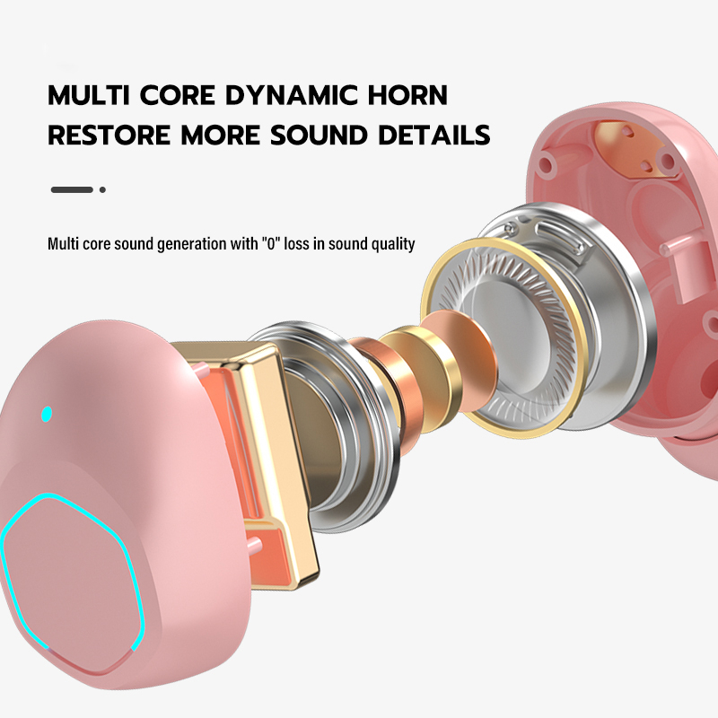 【COD】Viqoo TWS Bluetooth Earphone Wireless Headset in-ear Earplugs Touch Sensor Headphone - T89