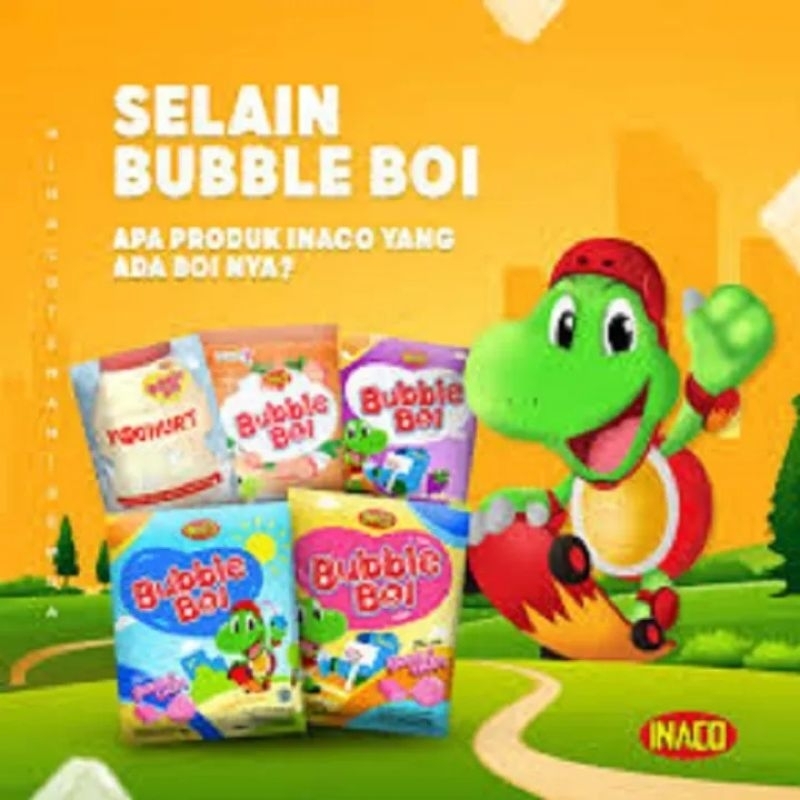 

Inaco Bubble Boi Jelly Nata de Coco Sari Kelapa 10Sachet 40 Gram