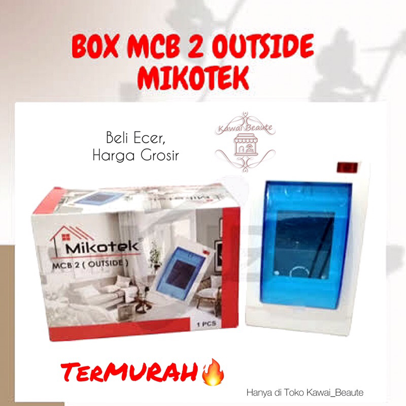 BOX MCB 4 GRUP + INDIKATOR LED dapat digunakan di dalam &amp; di luar tembok / Tahan Lama Awet