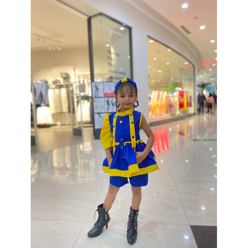 BAJU FASHION SHOW ANAK CASUAL BIRU