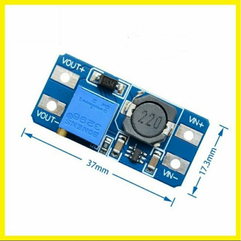 Modul Step up MT3608 2A DC Adjustable Power Supply DC Non Micro usb
