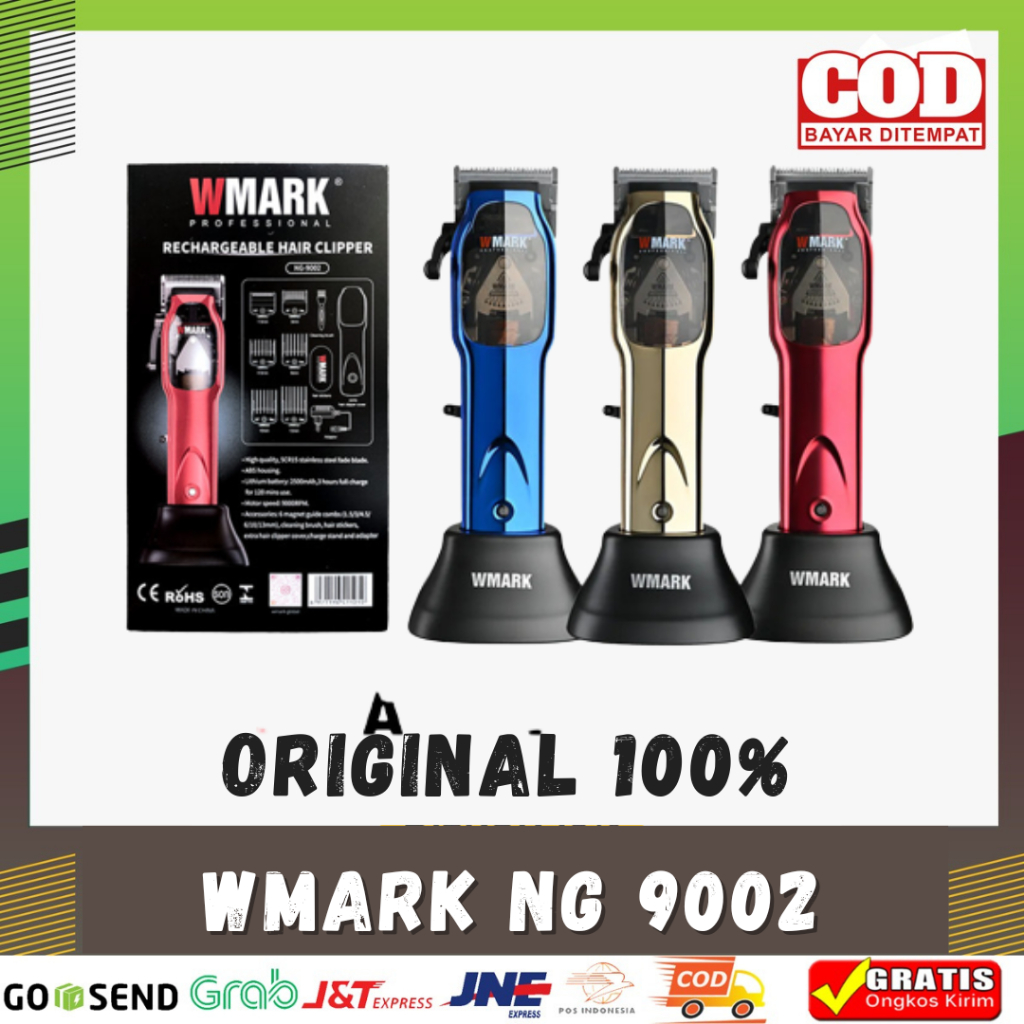 WMARK NG-9002 ORIGINAL 9000rpm / Mesin Cukur Rambut / Hair Clipper