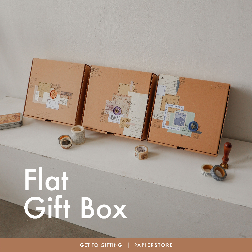 

FLAT GIFT BOX (BOX ONLY) / KOTAK KADO / HAMPERS / HADIAH