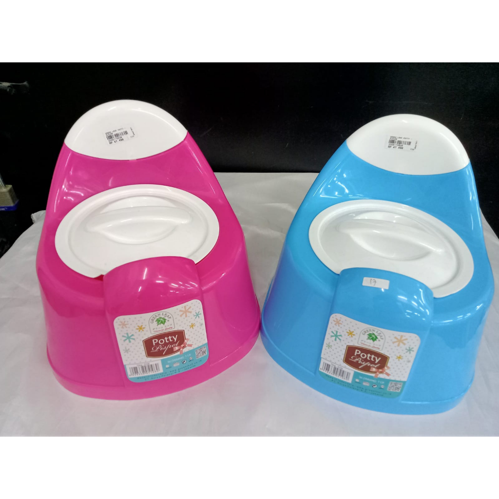 Green Leaf 5108 Pispot Anak Potty Training Portable Trina Closet Duduk