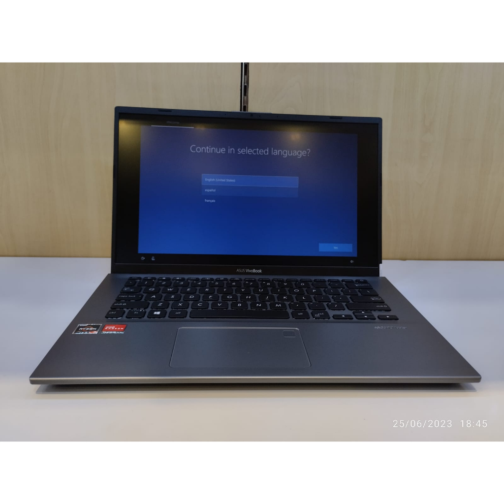 LAPTOP MURAH ASUS VIVOBOOK F412DA AMD RYZEN 3 3250U 8GB 256GB 14&quot; FHD WINDOWS 10 HOME ORIGINAL