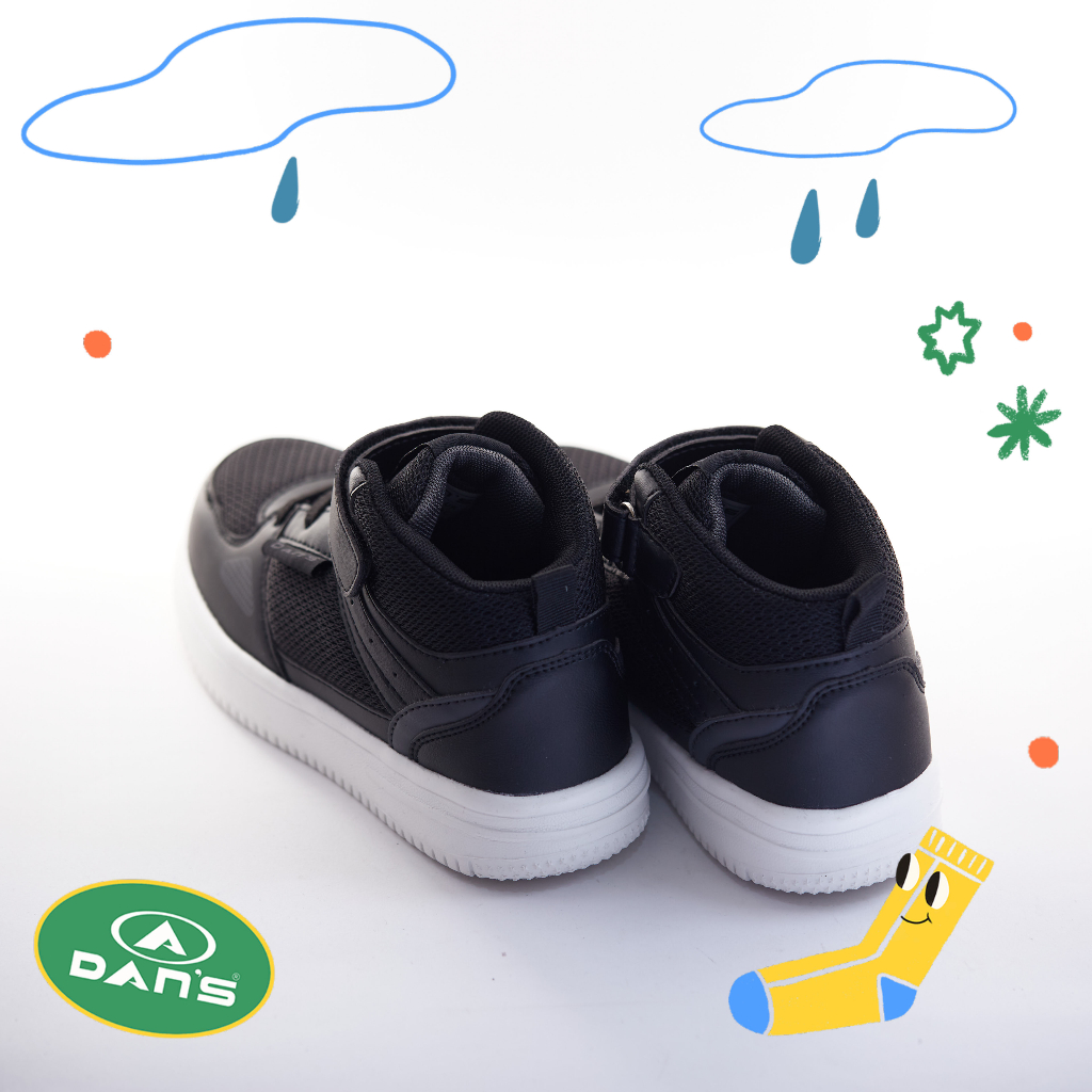 Dans Jodan Sepatu Sneakers Anak Laki-Laki - Black