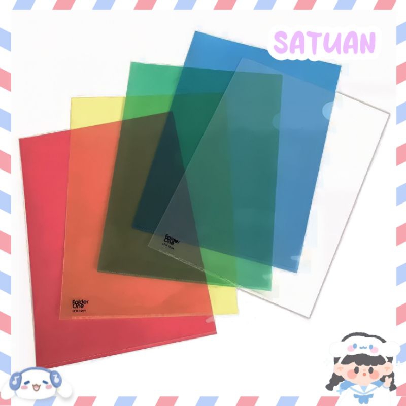 

[SATUAN] MAP L | Clear Map Folio | Map A4 | F4 | Colour | File Map