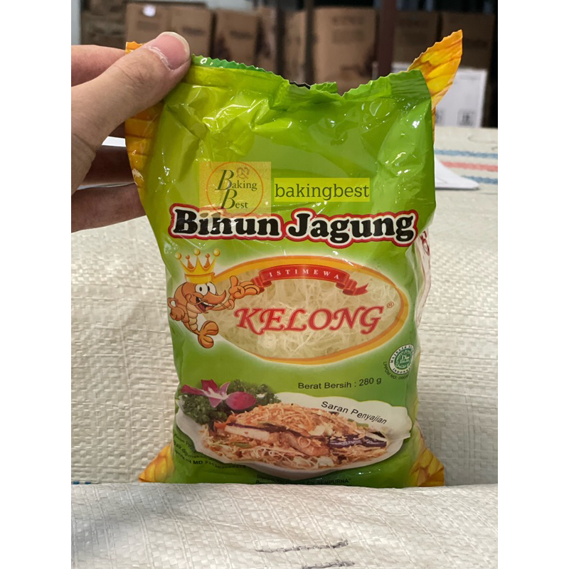 

Bihun Jagung Halal murah merek Kelong Dijual per pcs Tersedia Kemasan 280 gram