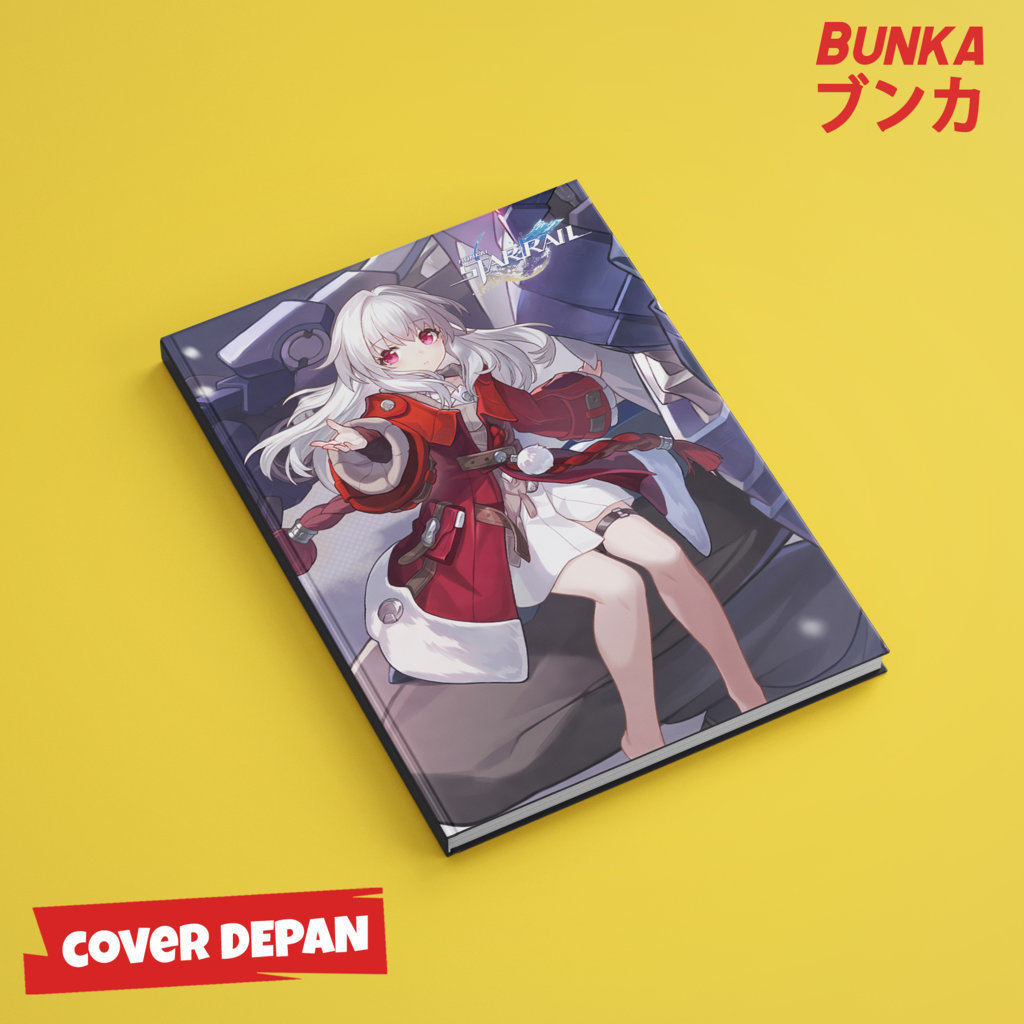

Note Book Game Honkai Star Rail Clara Hardcover A5 Buku Tulis Catatan Notes Agenda Planner Jurnal vintage buku catatan story book kado anniversary valentine cowok cewek murah