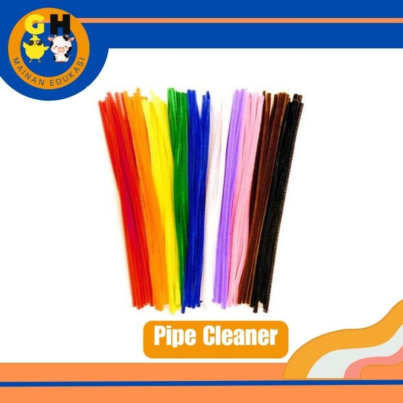 Pipe Cleaner Kawat Bulu DIY Kerajinan Tangan Mainan Edukasi Montessori byGHEduPlay