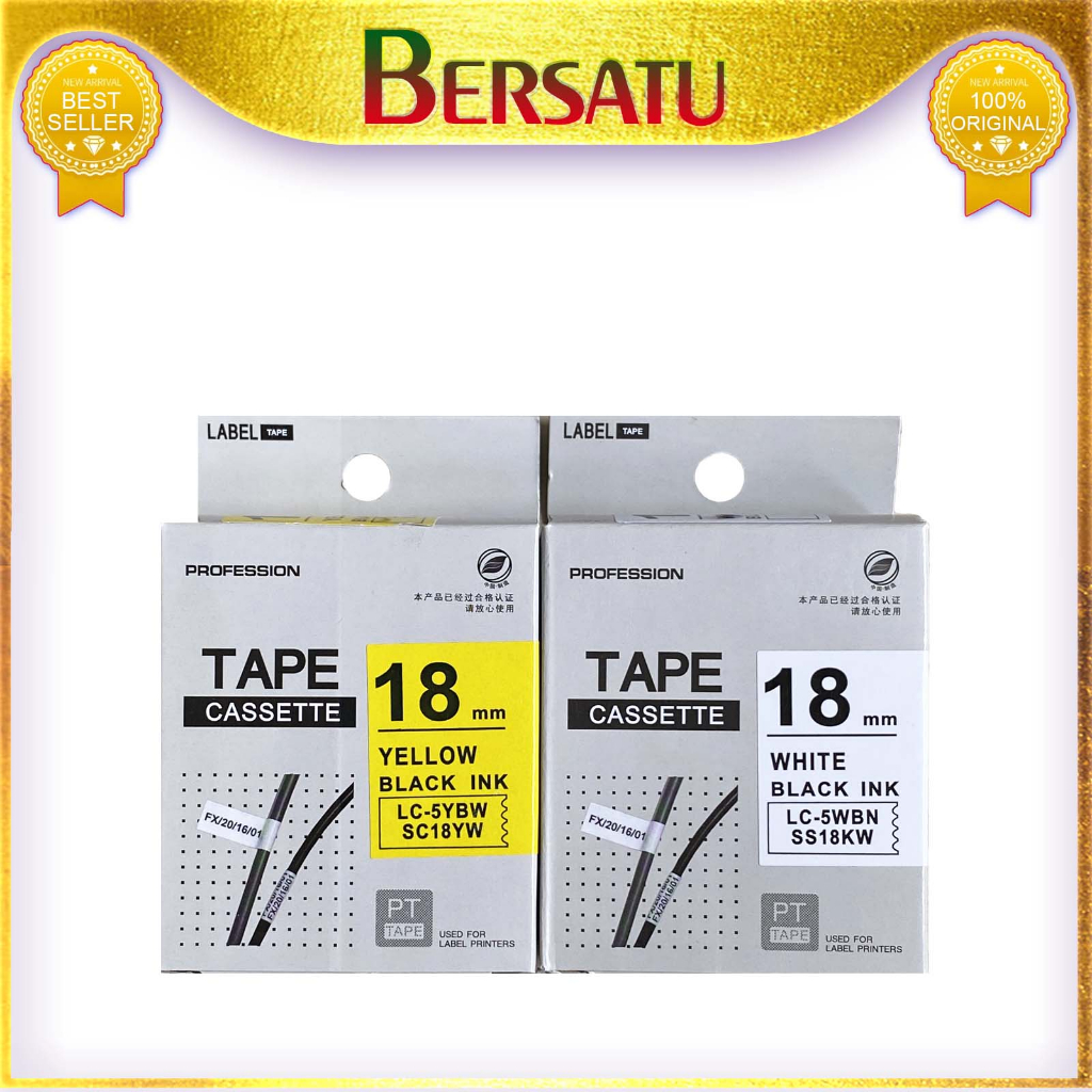 Label Tape Epson Labelworks Tape Cartridge Compatible LW 9mm 12mm 18mm 24mm 36mm LW-300 LW-300L LW-C410 LW-400 LW-400L LW-K400L LW-K400VP LW-600P LW-500 LW-900P LW-700 LW-1000P LW-Z700FK LW-Z900FK