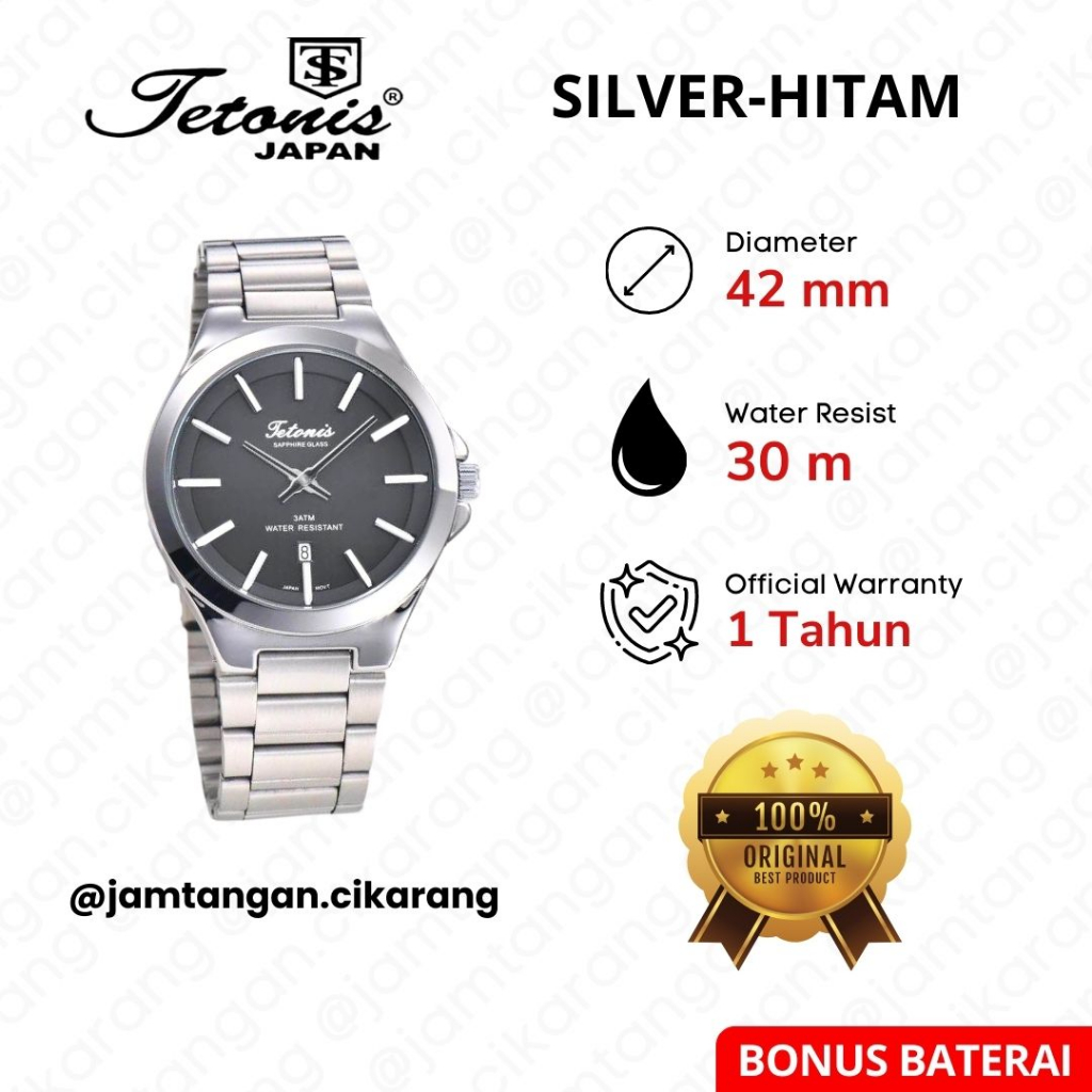 Jam Tangan Pria Tetonis Original