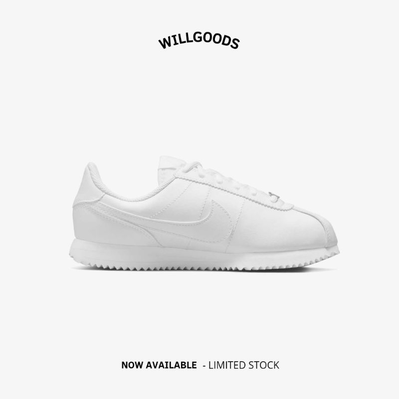 Nike Cortez Triple White Women Original Resmi BNIB