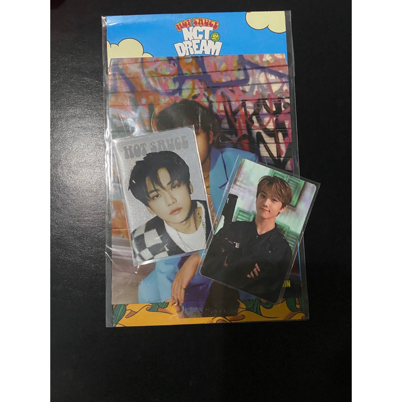 holo standee hot sauce set pc jaemin catur pc sticker puff jisung