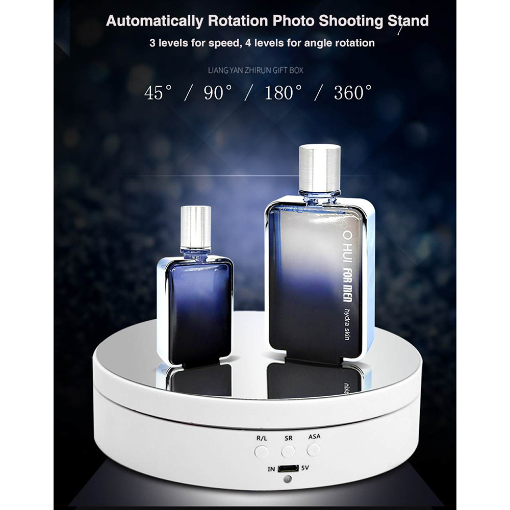 TERMURAH TaffSTUDIO Alas Putar Fotografi Rotating Display Stand Base 13.5cm Mirror