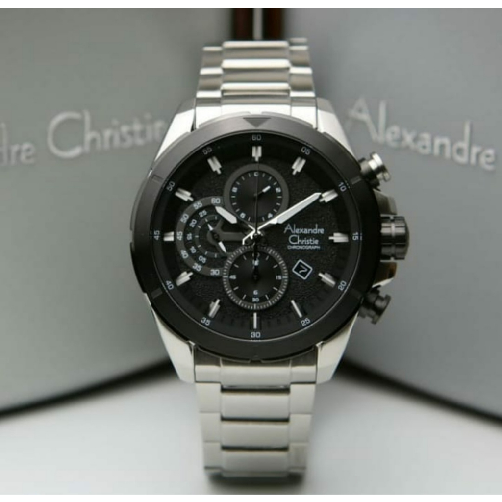 Alexandre Christie Ac 6508 / AC6508 Jam Tangan Pria,Original Garansi Resmi 1 Tahun