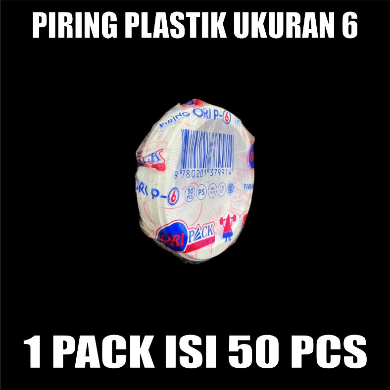 Piring Plastik 2000pcs Uk 6 Kecil S Per Dus Party Kue Makan Murah P6 Warna Putih Sekali Pakai