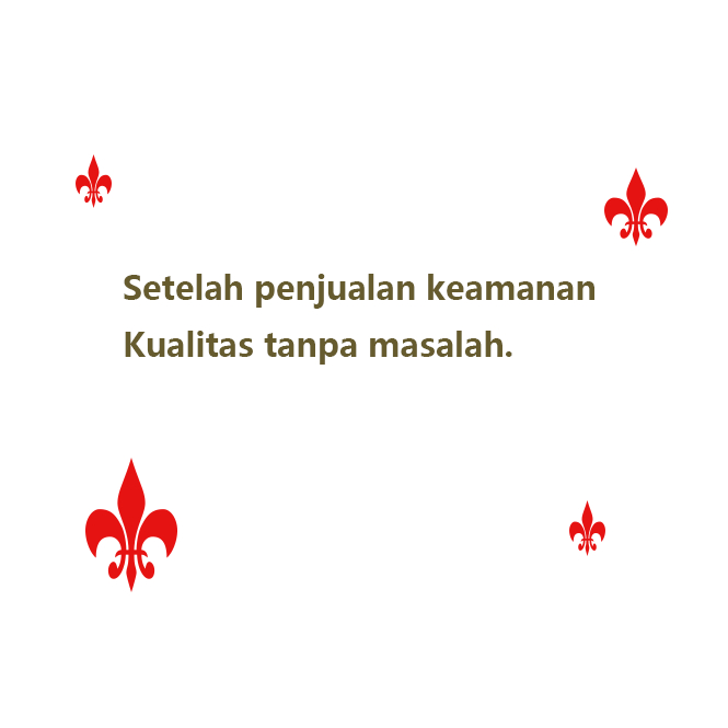 

Setelah penjualan keamanan Kualitas tanpa masalah