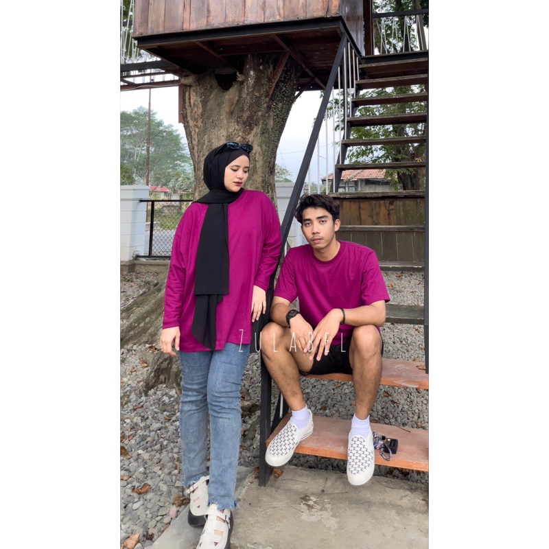 Kay Couple Kaos Batwing Kaos Polos by Zulabel