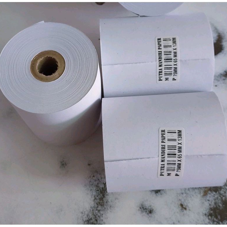 

Kertas Kasir HVS 75x65 1ply