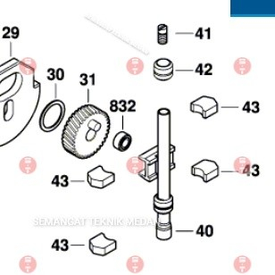 GST65 GST65E NEEDLE BEARING JIGSAW BOSCH GST 65 E 2600917904