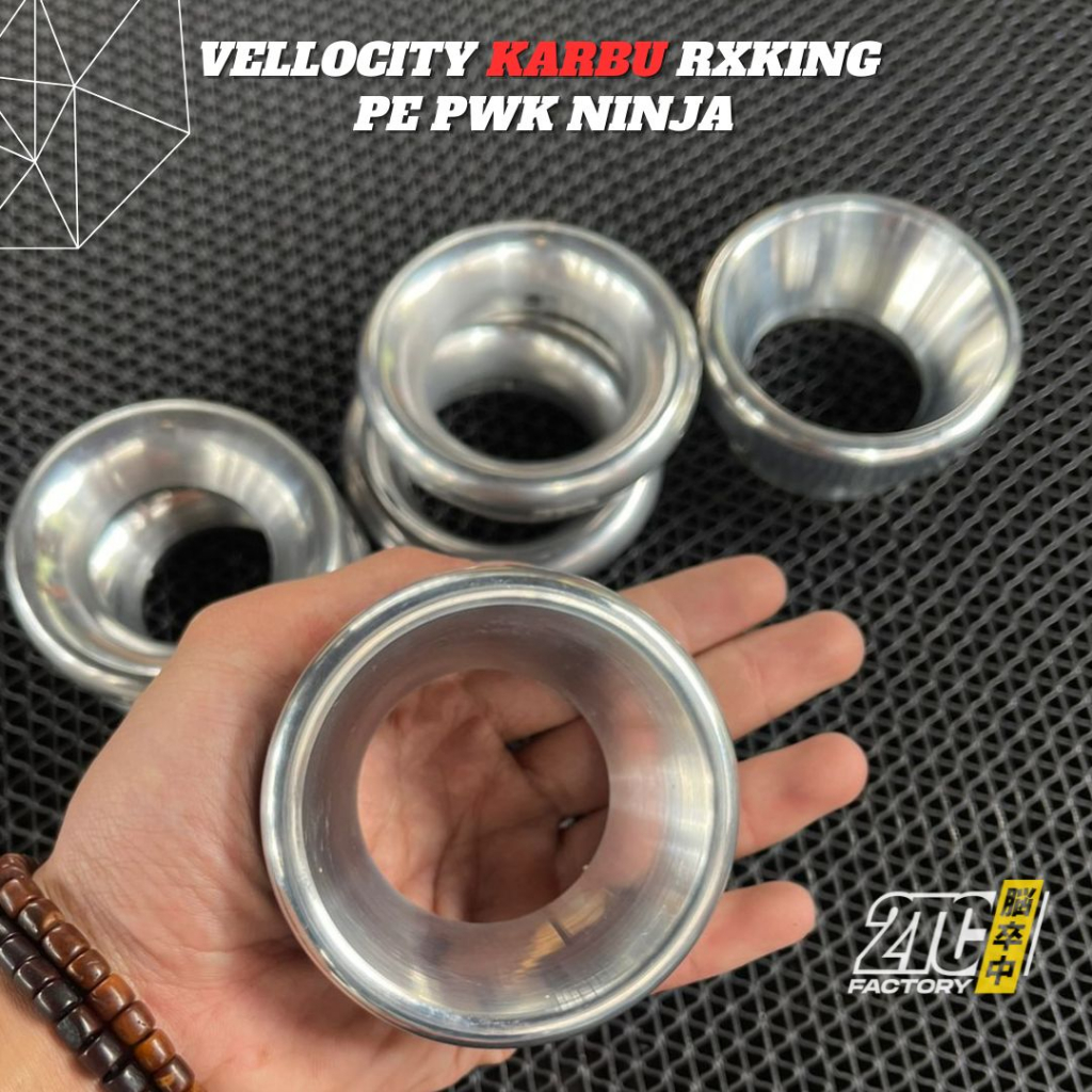 Vellocity karbu Rx king Corong Karbu Karburator Velocity Stack Bulat Pendek Donat