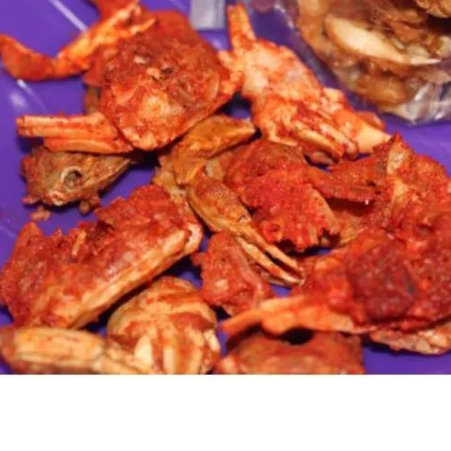 

Baby Crabs Crispy 100 Gram Pedas Balado Original