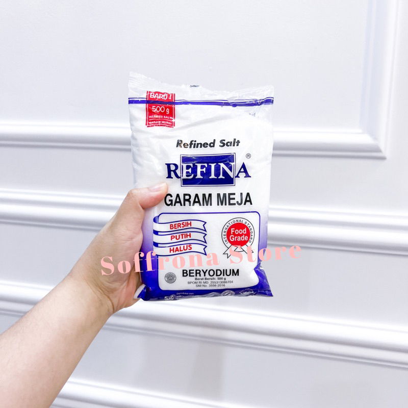 

Garam Meja Refina Refined Salt 500 gram