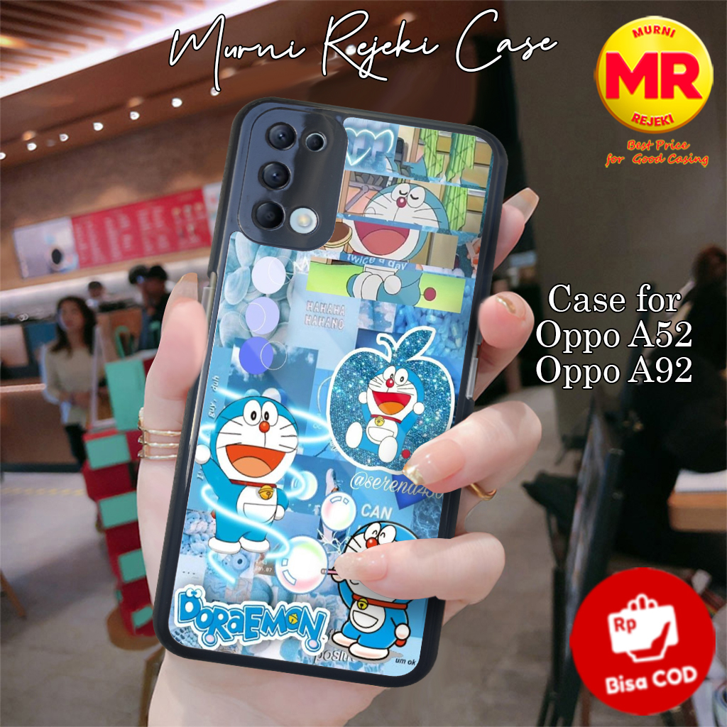 Casing Hp Oppo A52 Oppo A92 Case Oppo A52 A92 Motif DORAMON01Case Keren Casing Terbaru Case Anime So