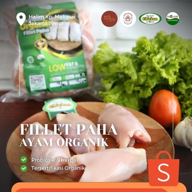 

Fillet Paha Ayam Organik (Berkah Chicken Organik)