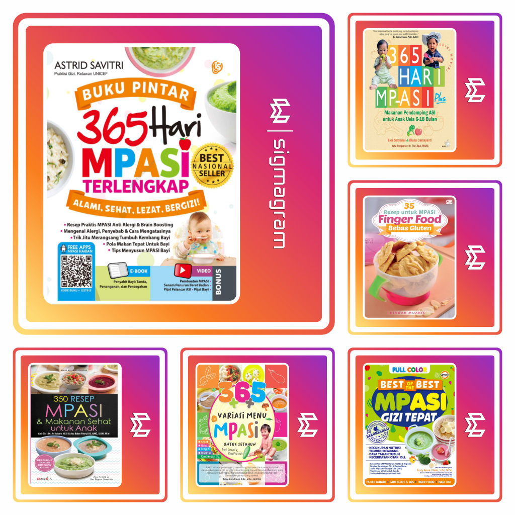 

365 Hari MPASI Plus Terlengkap Resep Variasi Menu Makanan Sehat Gizi Tepat