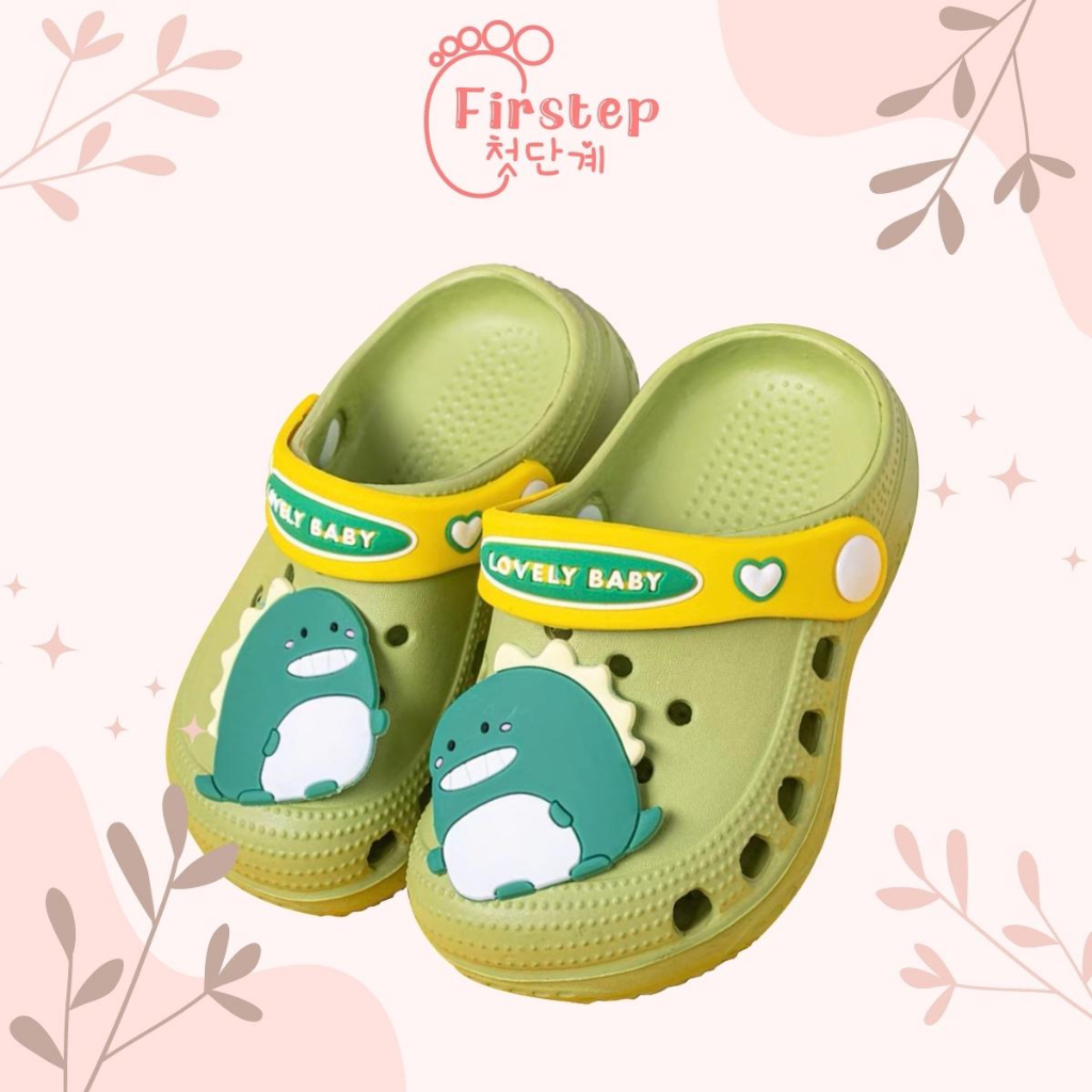 Firstep ❤️ Sandal Anak Bahan EVA Mario Aneka Warna Motif Kartun Karakter Sandal Karet EVA Import FS103