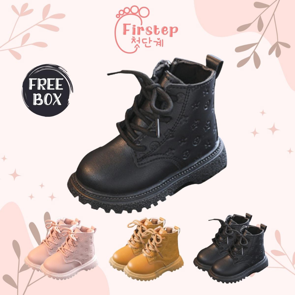 Firstep ❤️ Sepatu Boots Anak Import Sport Fashion Sepatu Anak perempuan 1-7 Tahun FS122