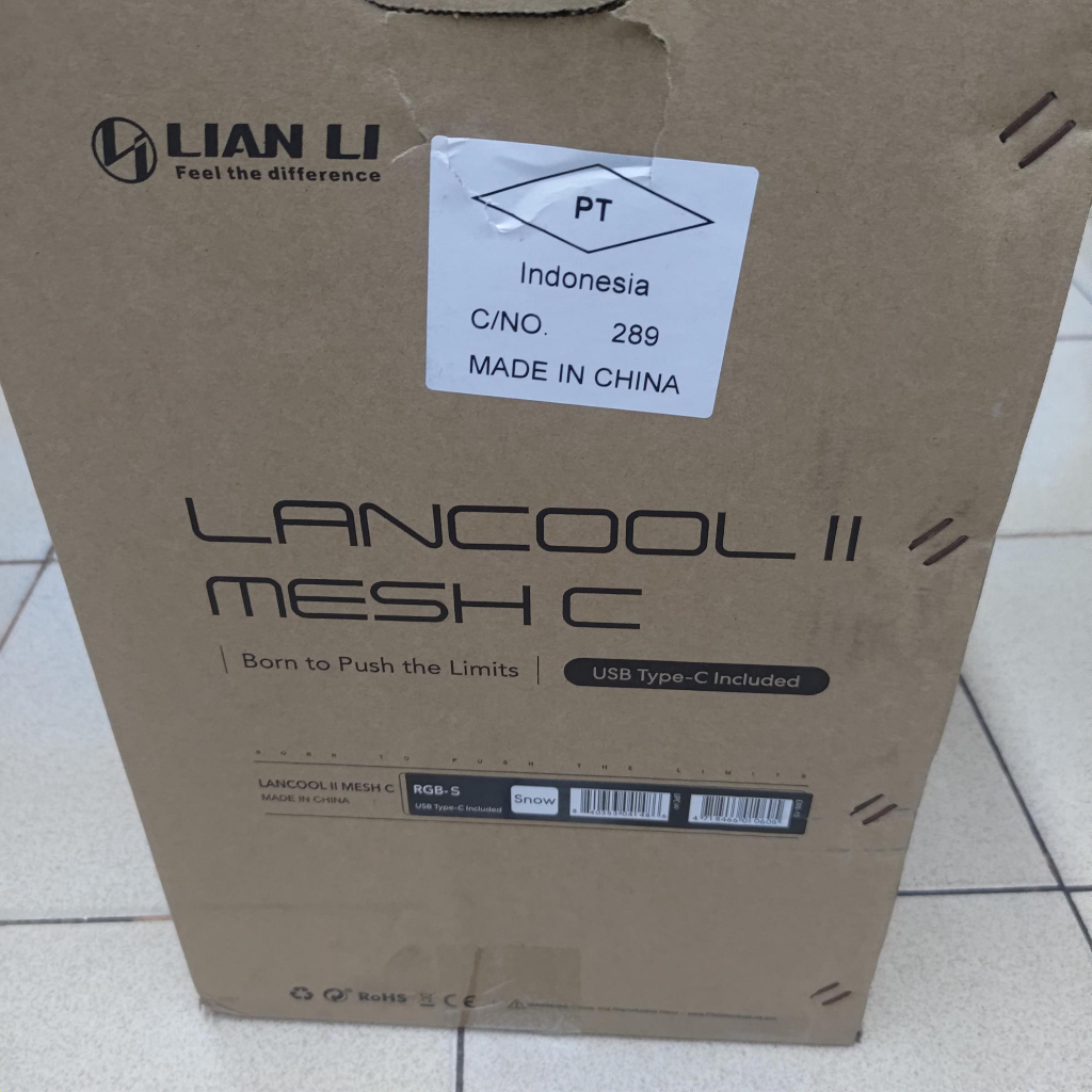 LIAN LI LANCOOL II MESH C RGB SNOW Casing Case PC