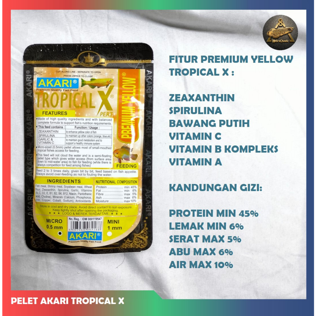 PELET AKARI TROPICAL GROWTH BOOSTER AKARI TROPICAL X PELET AKARI TROPICAL PREMIUM MAXI PELET AKARI TROPICAL PREMIUM RED PREMIUM BLUE PREMIUM YELLOW PELET IKAN HIAS PELET KOKI AIR PELET GUPPY PELET CUPANG PELET IKAN IKAN HIAS TROPIS