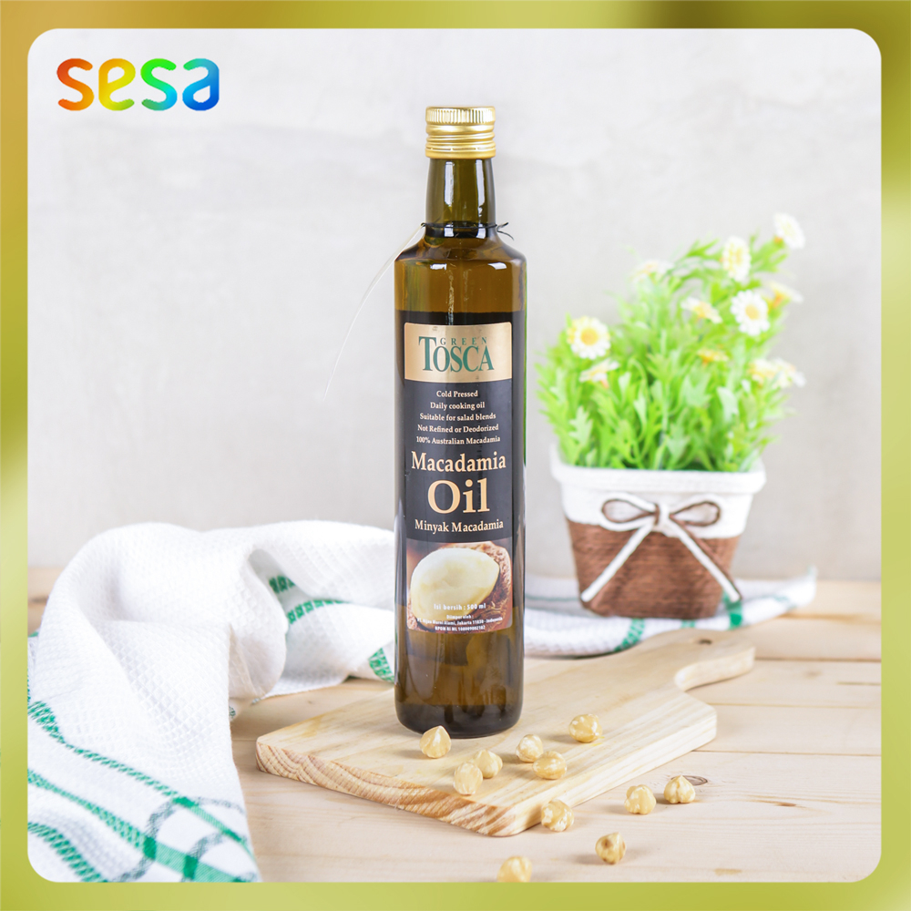 

Green Tosca - Macadamia Oil 500 ml | Minyak Kacang Macadamia