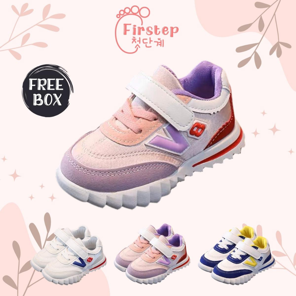 Sepatu Anak Perempuan Dan Laki Laki Import Sneaker Anak Usia 1-5 Tahun FS160