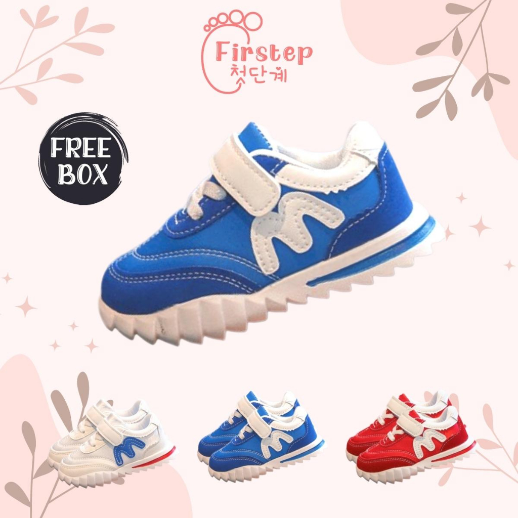 Sepatu Anak Perempuan Dan Laki Laki Import Sneaker Anak Usia 1-5 Tahun FS165