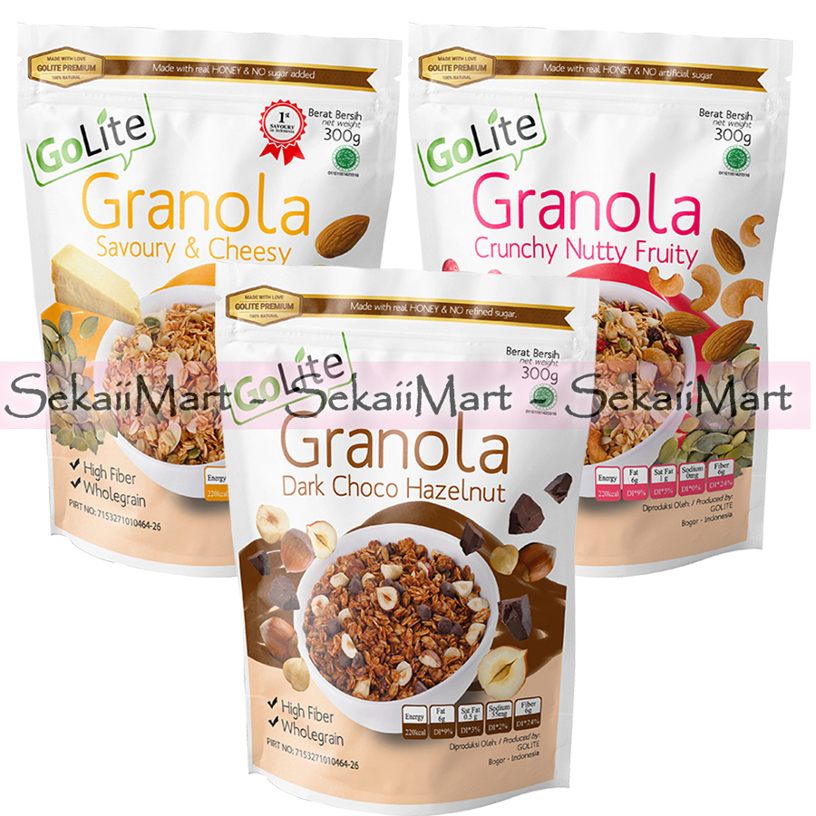 

GOLITE Granola 300g - GO LITE Sereal Granola Choco / Cheese / Fruity