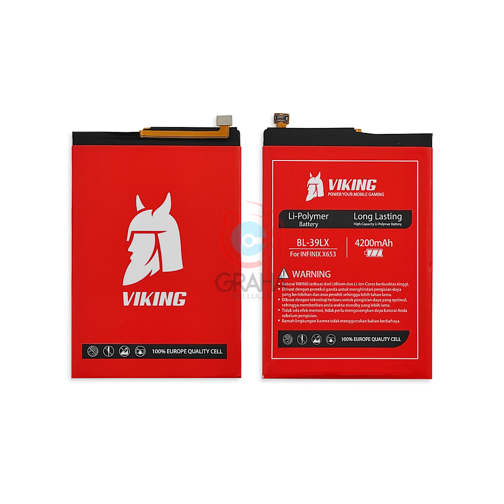 BATERAI / BATTERY / BATRE INFINIX SMART 4 / X653 BL-39LX VIKING DOUBLE POWER