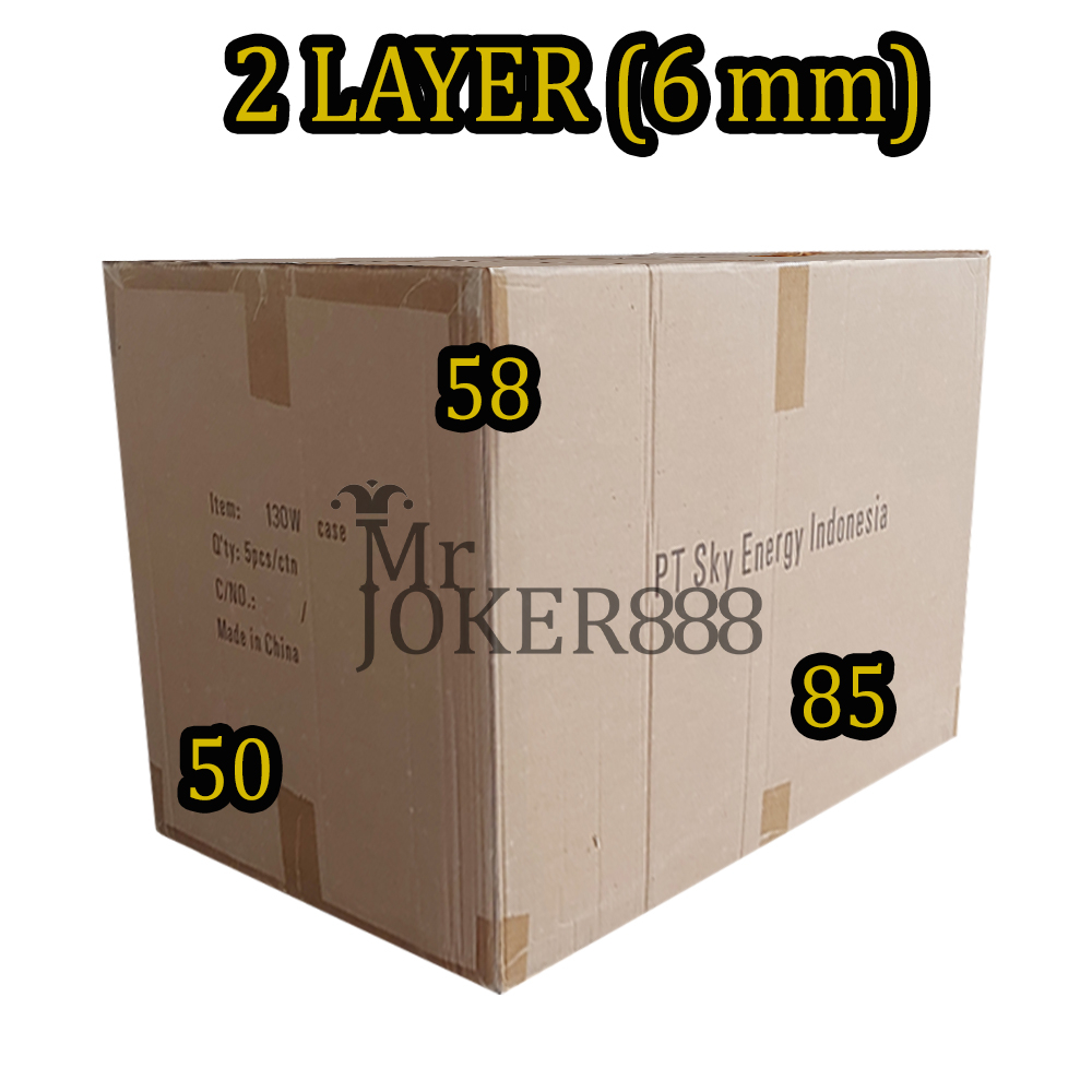 

Kardus Packing Besar Jumbo Bekas Pindahan Packaging Dus Tebal Box Pengiriman Kotak Penyimpanan 1ply 2ply Baru 2 layer 1 layer 2 ply 1 ply Super Karton Kemasan Murah Polos Paking Barang Kantor Arsip Kuat 60x40x40 Keras Single Double Wall Dynaplast 85x50x58