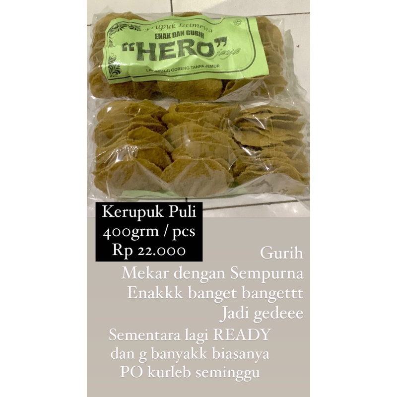 

KERUPUK PULI ENAKKK tanpa JEMUR