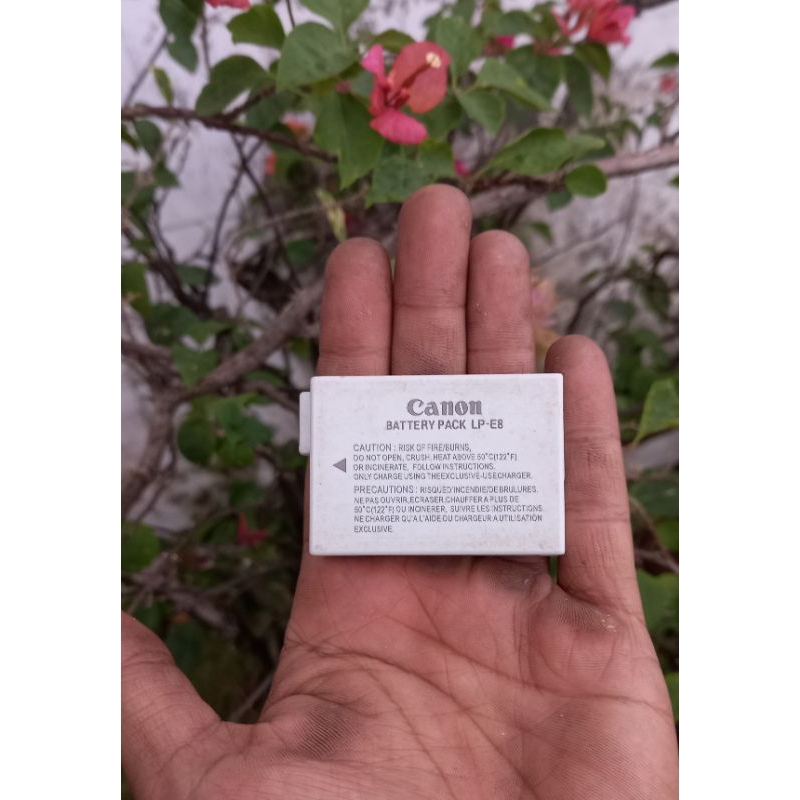 Baterai Ori Copotan Canon 600d 650d 700d Asli Bagus