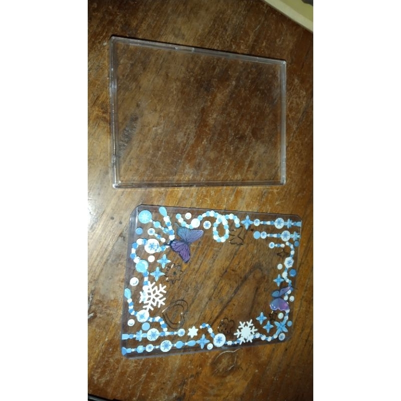 mini snap toploader photocard acrylic deco preloved pc