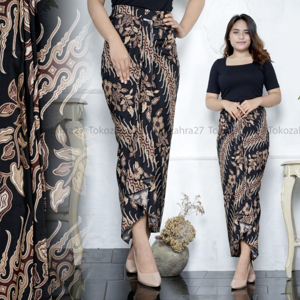 Rok Rempel Batik Pinggang Karet Jumbo MOTIF KERA SAKTI, TANJUNG, RAMBAT