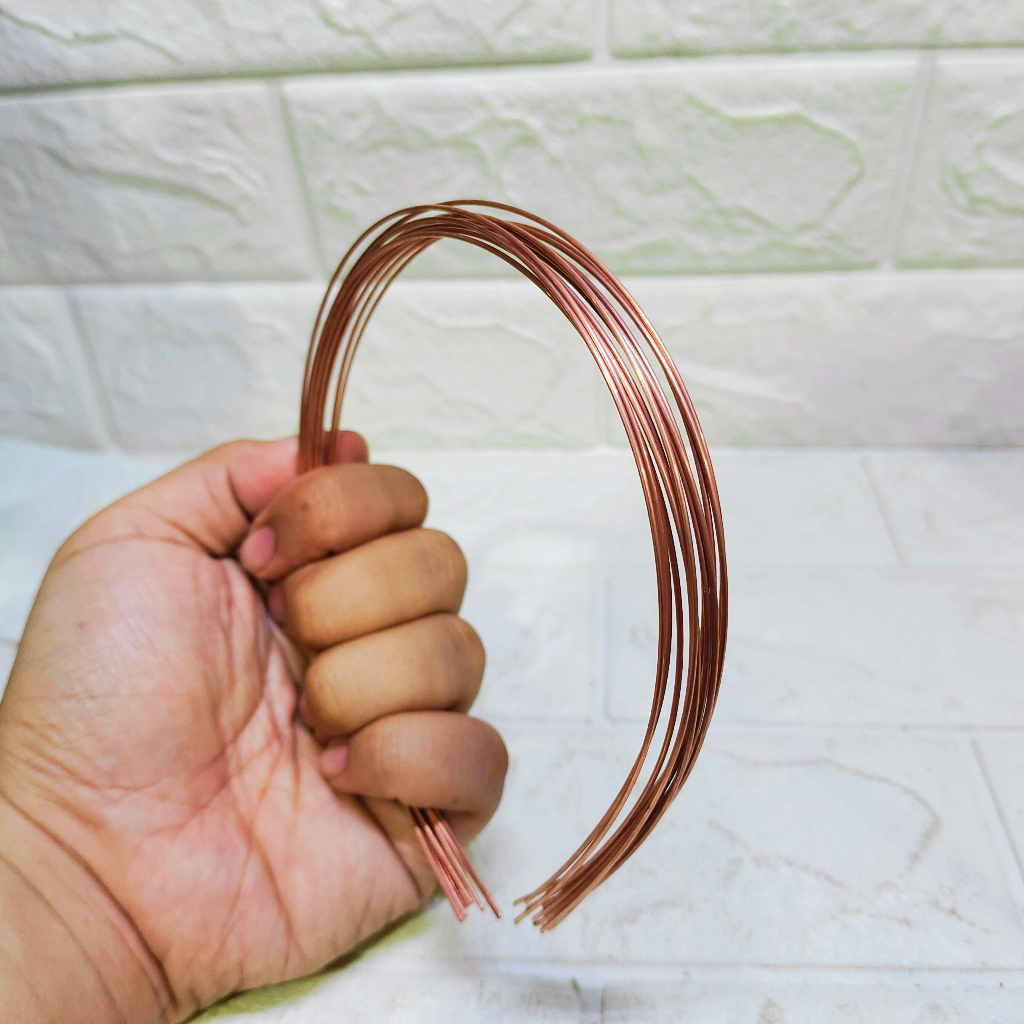 (12 pcs) bando kawat tembaga bahan dasar craft kerajinan tangan