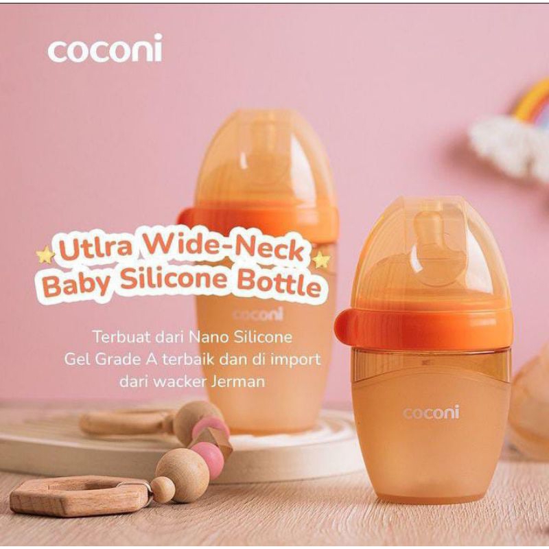 BOTOL DOT ULTRA WIDE-NECK SILICONE BABY COCONI