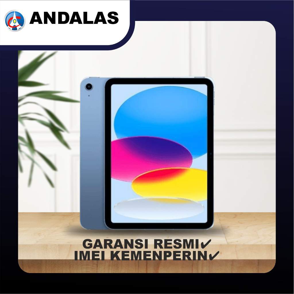 Ipad 10 Wifi Cellular 10,9 Inch Garansi Resmi Indonesia