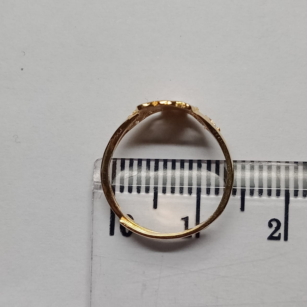 Cincin Anak Emas 17K - 1 Gr Kadar 750 - 5369